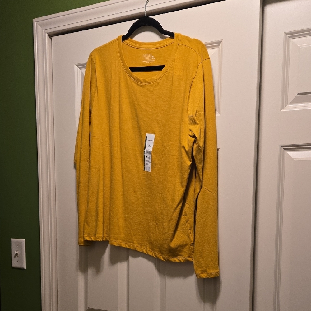 New Yellow Long Sleeve  Shirt